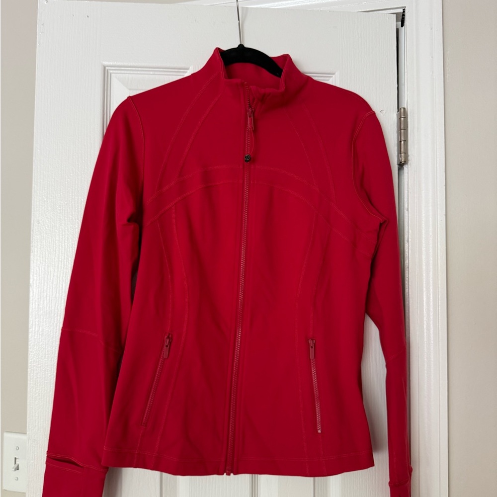 Lululemon Define Jacket – Red – Size 10 – Never Worn